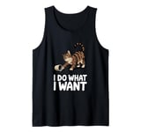 Cute Cat Lover Coffee Mug Funny Cat Tank Top