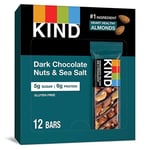 Kind Dark Chocolate Nuts & Sea Salt Bar 40g-12 Pack