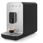 SMEG BCC01BLMEU Pressure Coffee Maker with a Power of 1350 W BCC01BLMEU-black matt, Plastic, Black