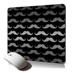 tapis de souris souple motif moustache gaming design original homme vintage mousepad ordinateur unique