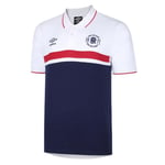 Umbro Mens England Rugby Colour Block Polo Shirt - XXL