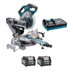 Makita LS002GD202-RA2X5 40v Max XGT Brushless Slide Compound Mitre Saw (2x5Ah)