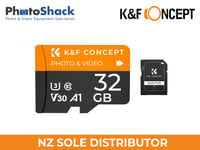 K&F Concept 32G Micro SD Card U3/V30/A1 with SD Adapter