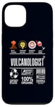 iPhone 13 Vulcanologist Job Definition Skills Coffee Wine Sarcasm Case