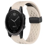 Garmin Fenix​​5S Silikone urrem, 20 mm - Hvid