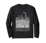 Willy Wonka Nobody Goes In Long Sleeve T-Shirt