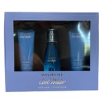 Davidoff Coolwater Woman 50ml EDT 3 Piece Set