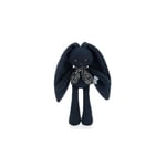 Kaloo - Lapinoo - Rabbit Doll - Baby’s Bi-Material Jersey & Knit Fabric Toy - 9.8"/25 cm - Midnight Blue Colour - Ultra-Soft materials - Gift Box - K972202