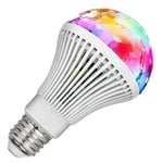 RGB LED-lampa E27 sockel - Roterande discolampa - Disco