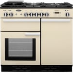 Rangemaster Professional Plus PROP100DFFCR/C 100cm Dual Fuel Range Cooker - Cream - A/A Rated