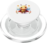 Honey Hero Apiculteur Super-héros Super Bee PopSockets PopGrip pour MagSafe