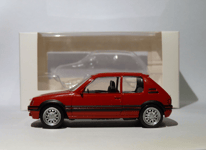 Peugeot 205 GTi 1.6 de 1986 Rouge Vallelunga  au 1/43 de NOREV Jet Car 471713