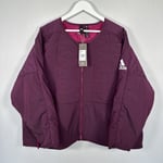 Adidas ZNE Padded Quilted Power Berry Jacket GH4530 Women's 3X 28-30 NEW TAGGED