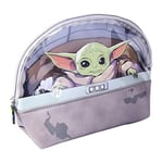 CERDÁ LIFE'S LITTLE MOMENTS CD-21-3218, Baby Yoda Toiletry Bag with Interior Lining Official Licensed Star Wars Unisex Children, Multicoloured, Standard, Multicoloured, Estandar, Casual