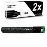 2x Cartridge Black for Ricoh Aficio MP C-2050-spf MP C-2550-csp