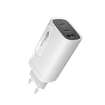 Väggladdare GP GaN PD 65W 2xUSB C/1xUSB A