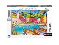 Nathan - Puzzle 2000 pièces - Journée de rêve à Vernazza - Nolwenn Denis - Adultes et enfants dès 14 ans - Puzzle de qualité supérieure - Collection Carte Blanche - 87362