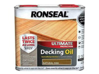 Ronseal Ultimate Decking Oil Natural Oak 2.5 Litre RSLUDONO25L