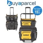 Dewalt Pro Rolling Wheeled Tool Bag Case Soft Storage Stackable + Tote Bag IP54