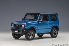 Suzuki Jimny JB86 Rhd 2018 Bleu Métallique Noir Modèle 1:18 Autoart