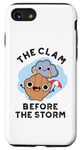 iPhone SE (2020) / 7 / 8 The Clam Before The Storm Funny Weather Puns Case