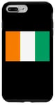 Coque pour iPhone 7 Plus/8 Plus Drapeau de la Côte d'Ivoire Fier Patriote Souvenir Fan Patriotique