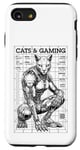 iPhone SE (2020) / 7 / 8 Cats And Gaming Cyberpunk Cat Lover Sci-Fi Robot Gamer Case