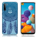 Deco Samsung Galaxy A21 kuoret - Unisieppari Monivärinen