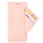 Yhteensopiva Xiaomi Poco X3 Pro Wallet Case Pu -nahkaisten korttipaikkojen kanssa.