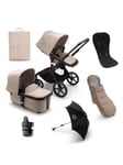 Bugaboo Fox 5 Pushchair & Accessories Essential Bundle, Desert Taupe