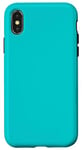 Coque pour iPhone X/XS Coque turquoise