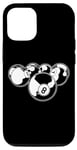 Coque pour iPhone 13 Boules de billard à 8 boules