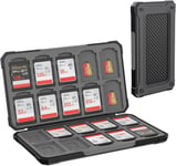 Rangement Carte mémoire pour Carte SD et Carte Micro SD,Etui Carte SD SDHC SDXC avec 20 emplacements pour Cartes SD et 20 emplacements pour Cartes Micro SD(Q117)