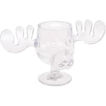 Spoontiques - National Lampoon’s Christmas Vacation Acrylic Moose Cup - Griswold Moose Mug - 4.5” - 6 Ounce,Clear