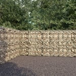 Mur en gabion Clôture de gabion Gabion pour Pierres avec couvercles Acier galvanisé 600 x 30 x 200 cm 77644