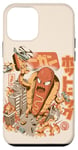 Coque pour iPhone 12 mini Super Hot Dog Monster Food Japanese City Kawaii Hot Dog