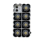 Smiley Flower Pop it Fidget Skal till iPhone 7/8/SE 2020 - Svart