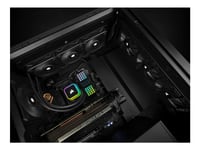 Corsair Icue H100i Rgb Elite - Kylsystem Med Vätska Till Processorn - Elementstorlek: 240 Mm - (För: Am4, Strx4, Lga1155, Lga1150, Lga1151, Lga1156, Lga2011, Lga2066, Lga1200, Lga2011-3, Lga1700) - 120 Mm