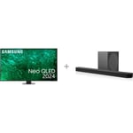 Samsung 75" QN85D – 4K Neo QLED TV + HW-Q800D 5.1.2 Dolby Atmos Soundbar -tuotepaketti
