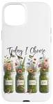 Coque pour iPhone 15 Plus Mason Jars Floral Choisissez Faith Hope Love Joy Flower