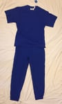 Adidas Originals Blue Version Chino Tracksuit Bottoms & T-Shirt Men’s Size M New