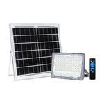 Projecteur LED 60W avec panneau solaire - Blanc Froid