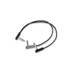 RockBoard Flat Patch Y-Splitter Cable 30 cm, Black