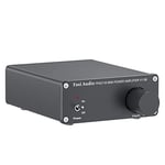 Fosi Audio V1.0B Amplificateur Audio Stéréo 2 Canaux, Mini Hi-FI Classe D Intégré TPA3116, Ampli de Haut-Parleur Domestique 50 W x 2, avec Alimentation 19 V 4.74 A