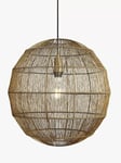 Industville Handcrafted Wire Cage Pendant Ceiling Light, 48cm