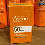 🟢 Avène Solaire SPF50 Ultra Fluid Perfector Sensitive Skin 50 ml 100% Original