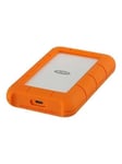 LaCie Rugged USB-C - Ekstern Harddisk - 5TB - Oransje