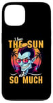 iPhone 13 I Love The Sun Funny Vampire Sunglasses Tropical Sunset Vibe Case