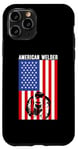 Coque pour iPhone 11 Pro Soudeur drapeau américain patriotique américain