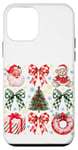 iPhone 12 mini Retro Santa Claus & Christmas Bear Cute Xmas Girls Kids Case